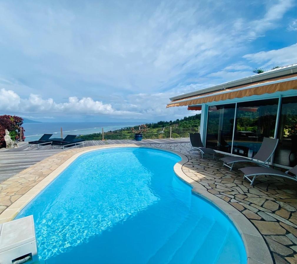 Villa Bounty Amazing Ocean View Punaauia  Exterior foto